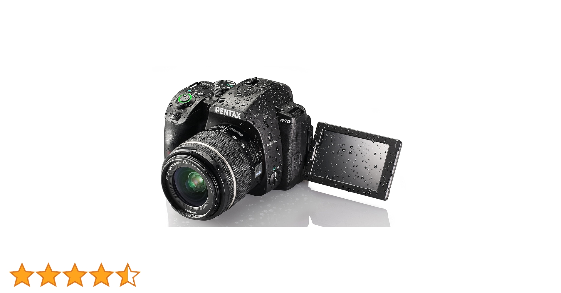 Amazon Canada: PENTAX K-70 Black, w/ 18-55mm All Weather